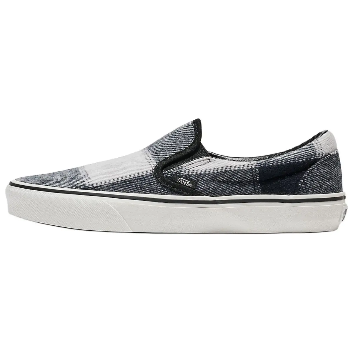 Vans Classic Slip On 'Brushed Plaid Black White'