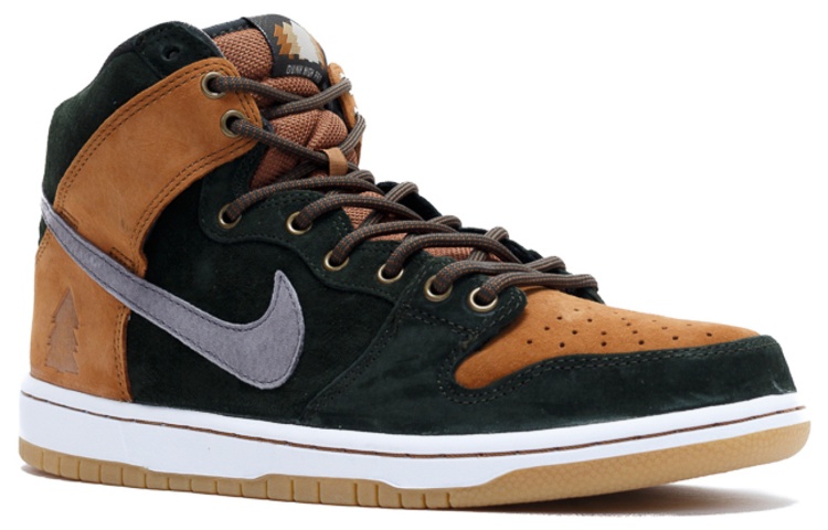 Мужские кроссовки Nike Dunk SB Homegrown Ale Brown (красновато-коричневые) — фото 3