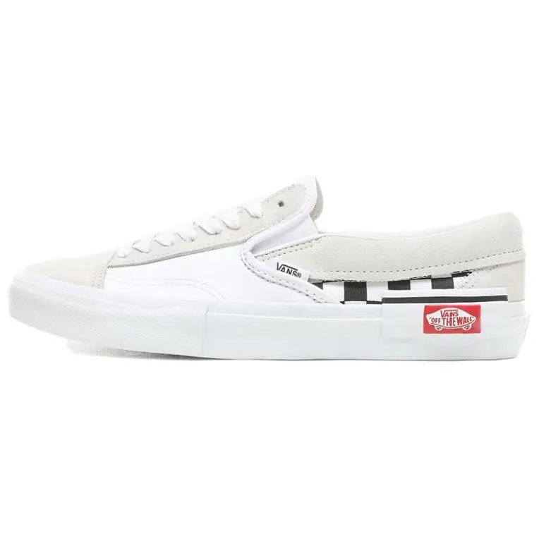 Slip-On Vans Cap 'White Black Checkerboard'