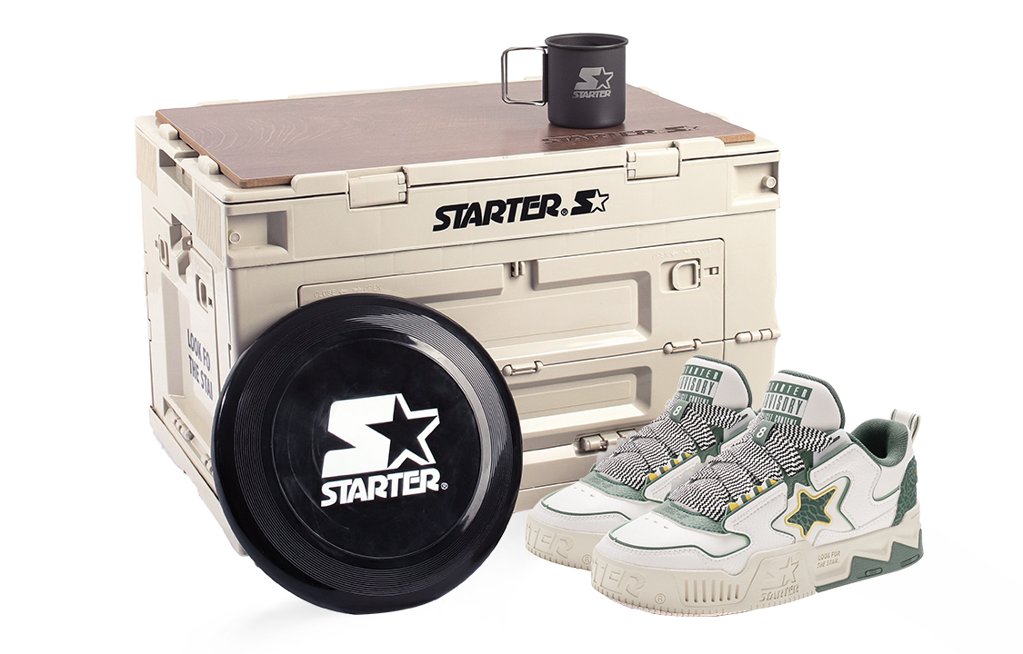 STARTER Vol VOL2 Little Turtle Height Increasing Height Increasing Low top Skateboard Shoes Men's White Green