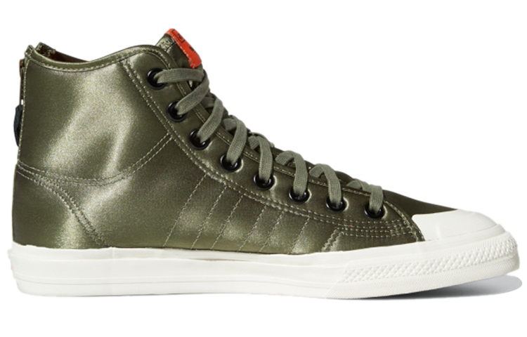 Кеды adidas originals NIZZA Hi Rf (зеленые) — фото 2