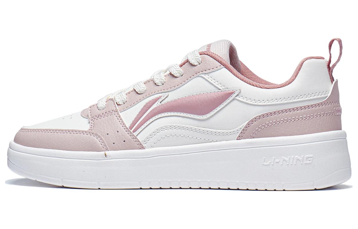 Li Ning Sycee Low top Skateboard Shoes Women's White Pink