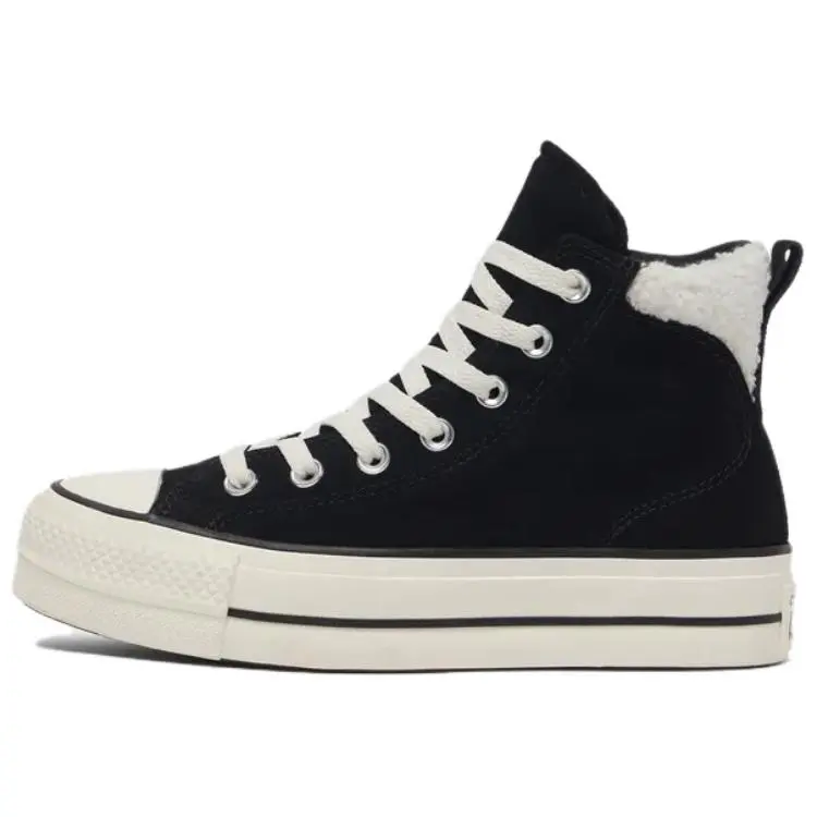 Chuck Taylor All Star Converse Lift Platform High 'Puff - Black Egret' Women's