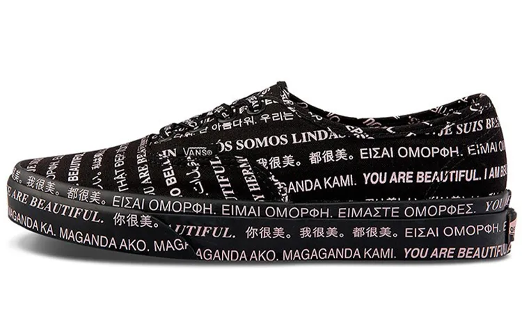 Vans Authentic Low top Skateboard Shoes Women's Black White