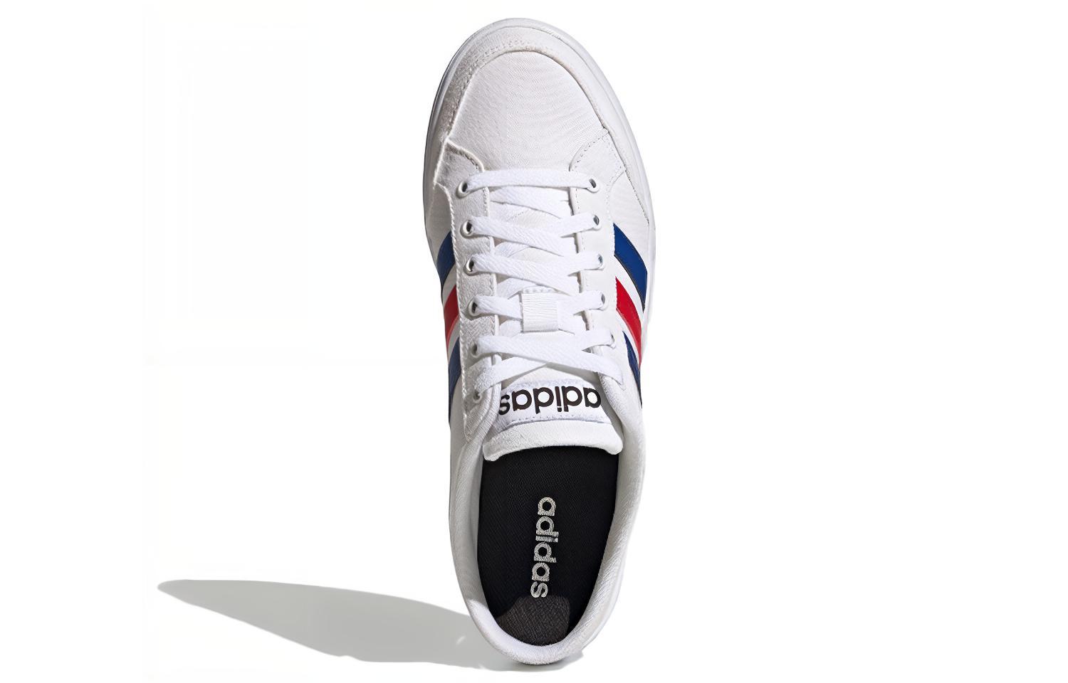 Кеды adidas neo Vs Set Mule (бело-сине-красные) — фото 5