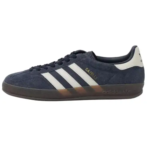 Adidas Originals GAZELLE INDOOR Soft And Comfortable Low top Skateboard Shoes Unisex Blue White