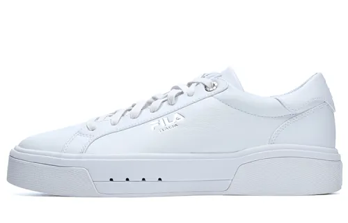 FILA 1911 2.0 Top Grain Cow Leather Abrasion Resistant Low top Skateboard Shoes Men's FILA White