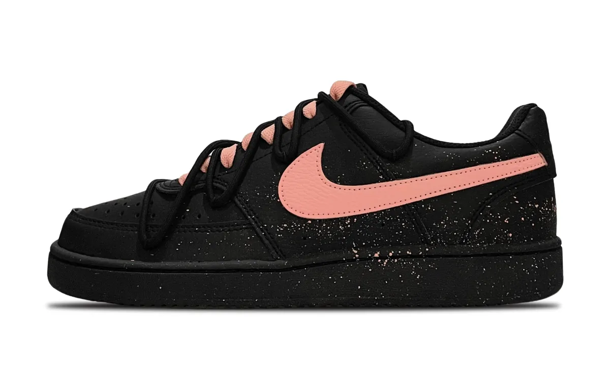 Nike Court Vision Low Slip Resistant Slip Resistant Low top Skateboard Shoes Unisex Black