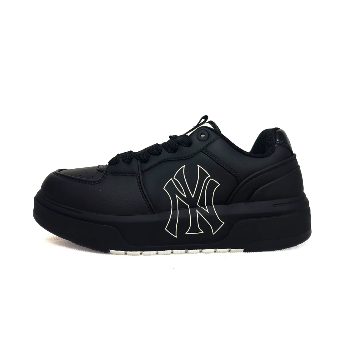 MLB Chunky Liner Abrasion Resistant Abrasion Resistant Low top Skateboard Shoes Unisex Black
