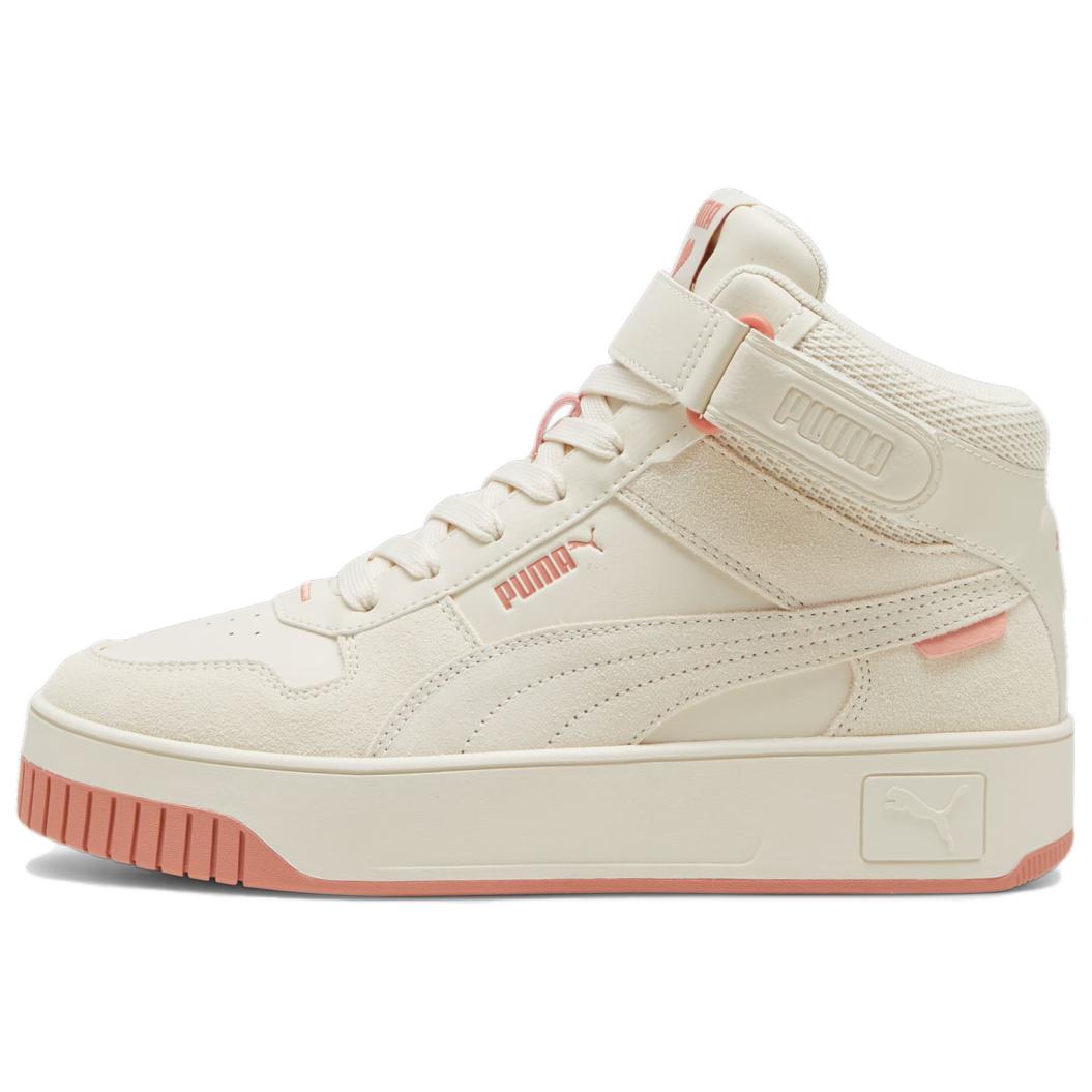 PUMA Carina Street Mid top Skateboard Shoes Women's Beige
