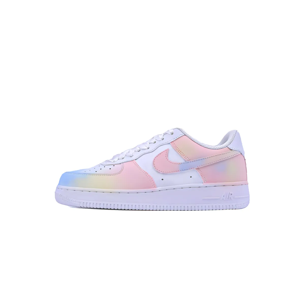 Nike Air Force 1 Novel Point, Ice Cream Slip Resistant Abrasion Resistant Low top Skateboard Shoes Unisex