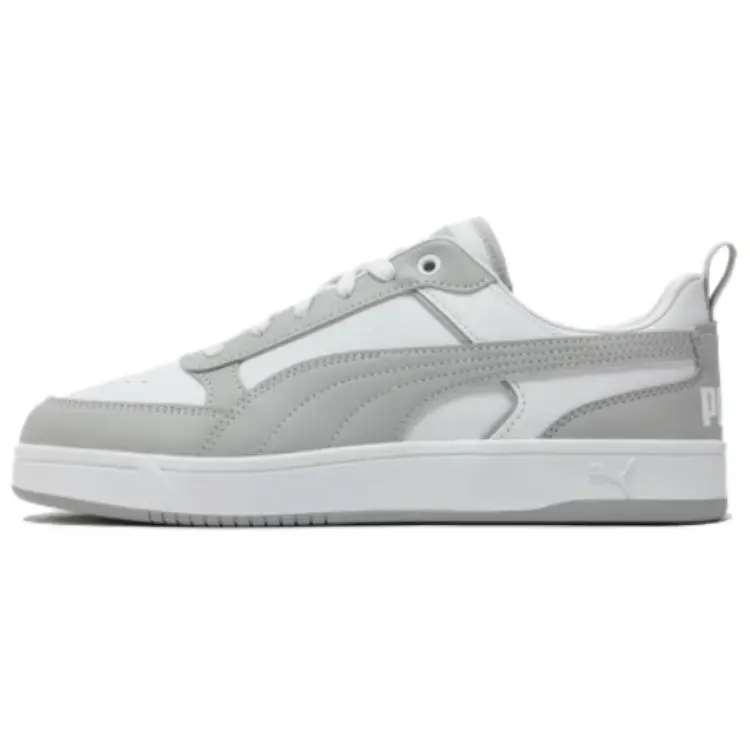 PUMA DRIBBLE Abrasion Resistant Low top Skateboard Shoes Unisex Gray