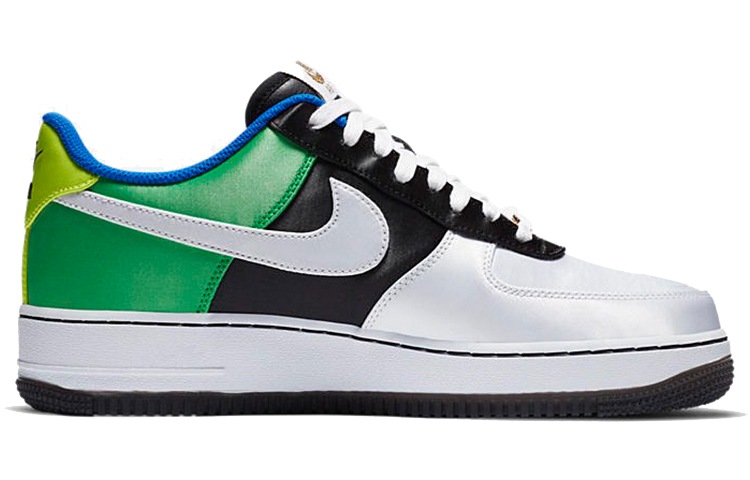 Кеды Nike Air Force 1 Hidden Message (черно-бело-красные) — фото 2