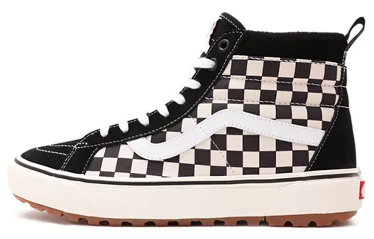 Vans SK8 MTE 1 Abrasion Resistant Lightweight Breathable High top Skateboard Shoes Unisex Black White