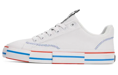 Pony Winner Slip Resistant Abrasion Resistant Low top Skateboard Shoes Unisex White