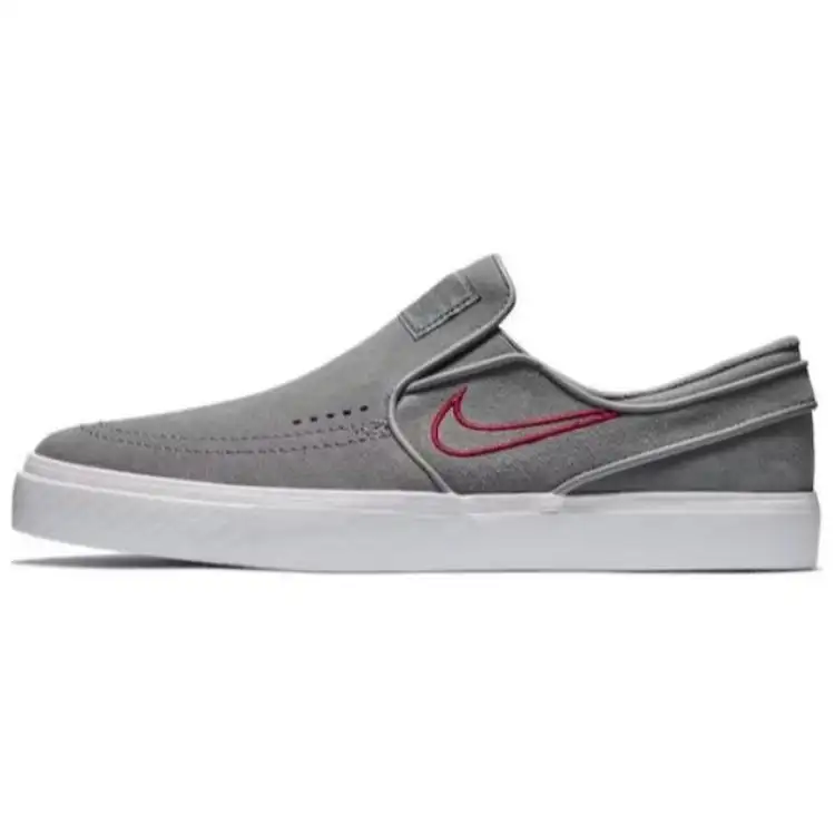Nike Sb Zoom Stefan Janoski Slip On Gunsmoke Red Crush
