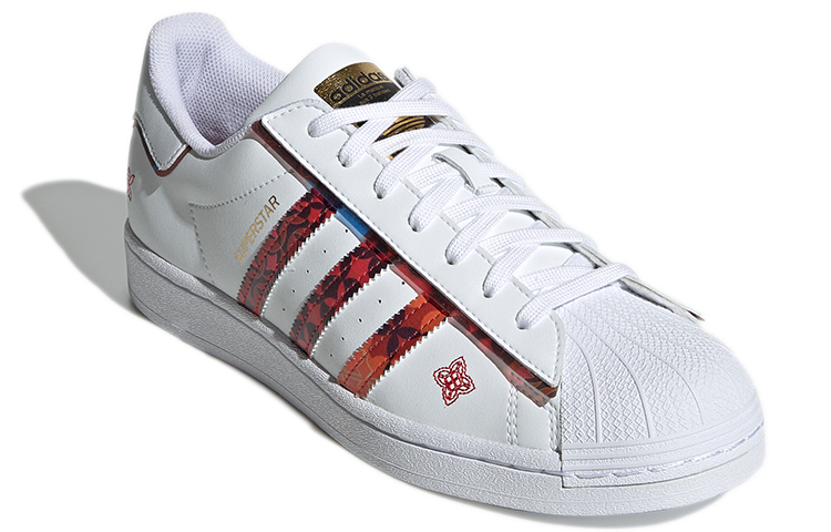 Кроссовки adidas originals SUPERSTAR cny (белыйкрасный) — фото 3
