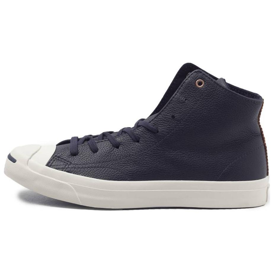 Converse Jack Purcell Comfortable Slip Resistant Abrasion Resistant Mid top Skateboard Shoes Men's Blue