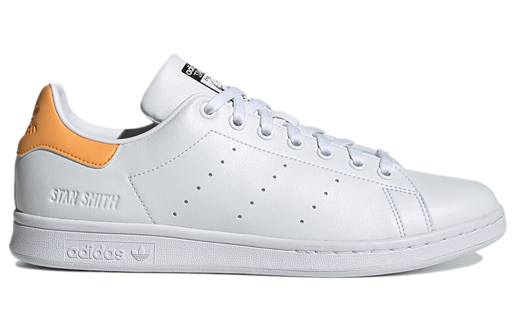 Кеды adidas originals StanSmith (бело-черно-желтый) — фото 2