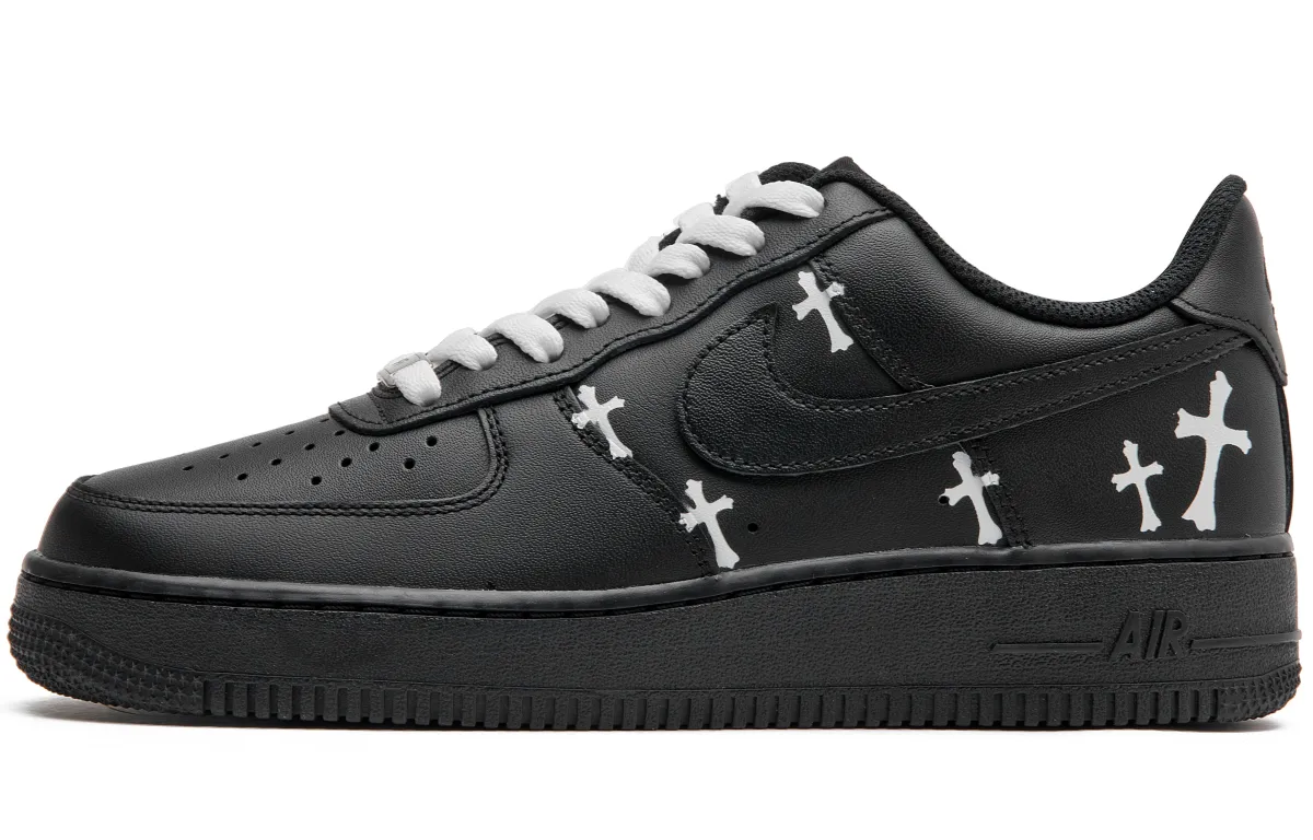 Nike Air Force 1 Abrasion Resistant Slip Resistant Abrasion Resistant Slip Resistant Low top Skateboard Shoes Unisex