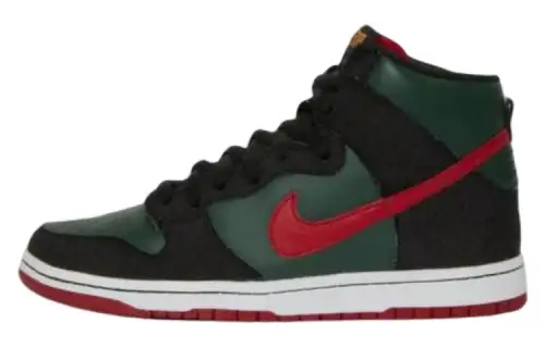 Nike Sb Dunk High 'Green Red'
