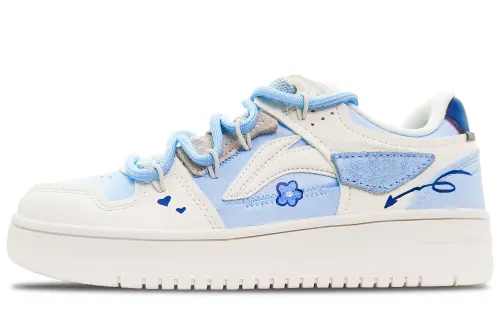 Li Ning Tianji Low top Skateboard Shoes Women's Blue White