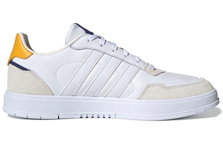 Мужские кеды adidas neo Courtmaster (бело-желтые) — Белый / жёлтый — фото 2