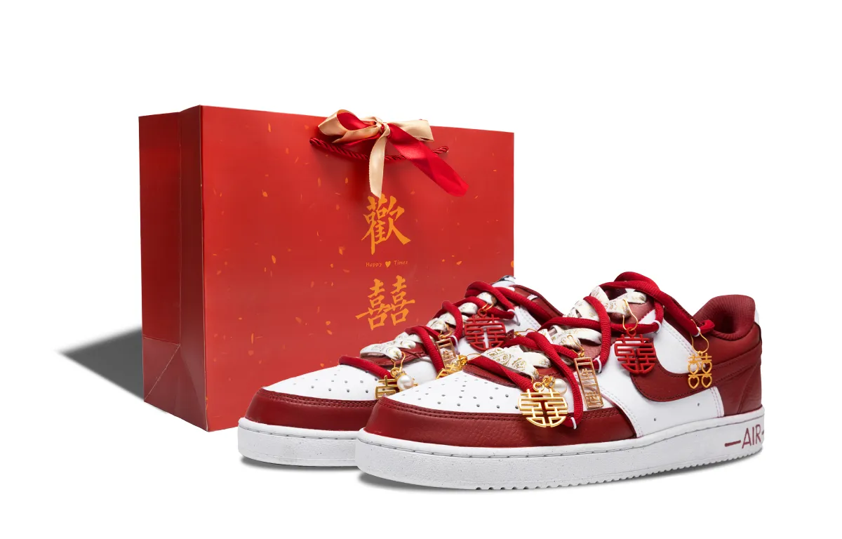 Nike Dunk Slip Resistant Abrasion Resistant Low top Skateboard Shoes Men's True Red