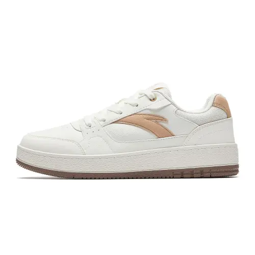 Anta Original 2 Abrasion Resistant Balance Low top Skateboard Shoes Women's White Brown