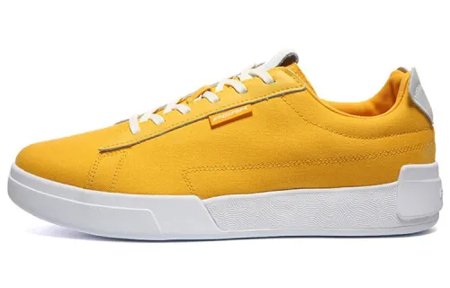 PEAK State Pole Midsummer Canvas Low top Skateboard Shoes Men's Dark Orange Yellow