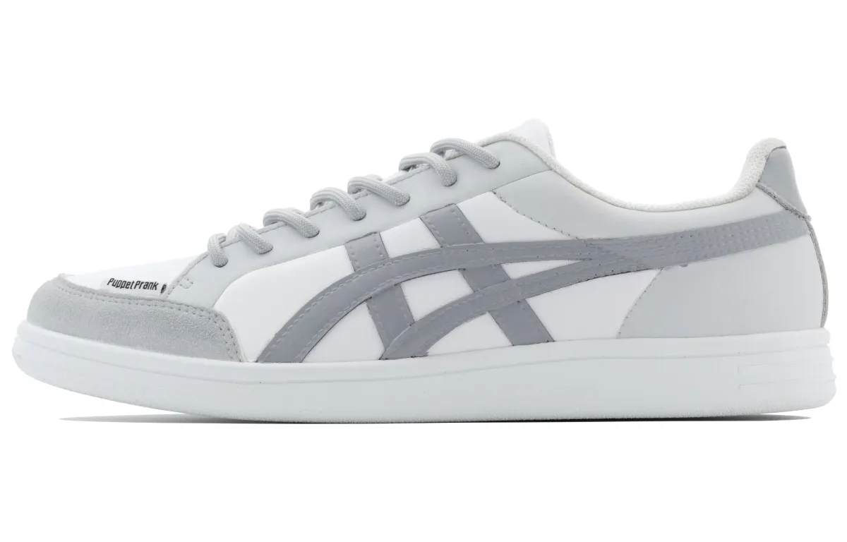 Onitsuka Tiger Advanti Slip Resistant Abrasion Resistant Low top Skateboard Shoes Unisex White Gray