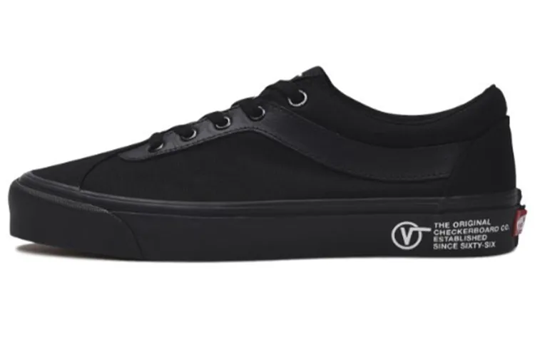 Vans Bold Ni Solid Color Minimalistic Low Tops Casual Skateboarding Shoes Unisex Black