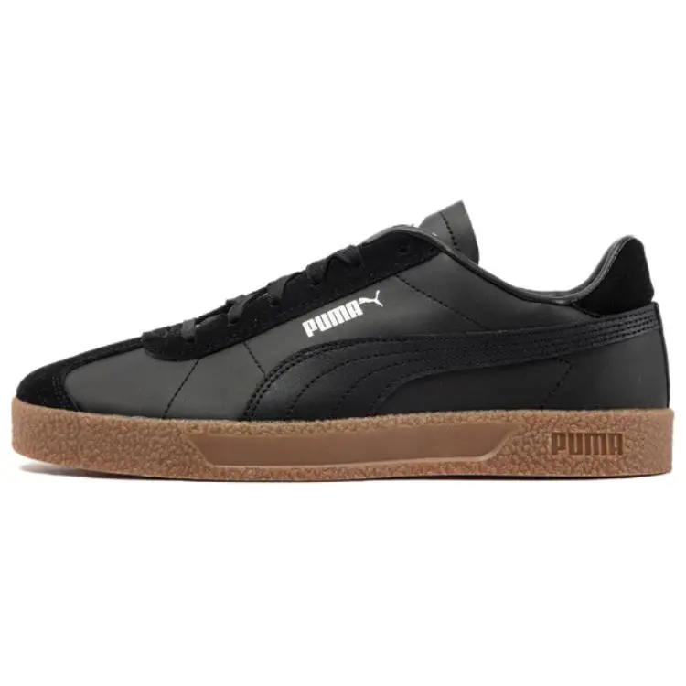PUMA Club Abrasion Resistant Low top German Army Trainers Unisex Black White