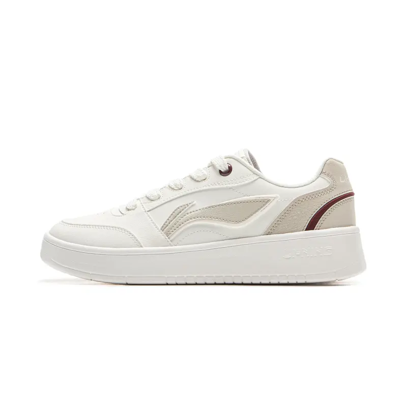 Li Ning Sycee V3 Low top Skateboard Shoes Men's White Beige