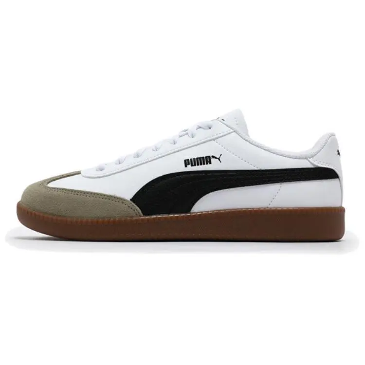 PUMA Low top Skateboard Shoes Unisex White Black Brown