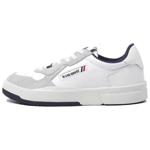 Le Coq Sportif Lightweight Skateboard Shoes Unisex White Gray