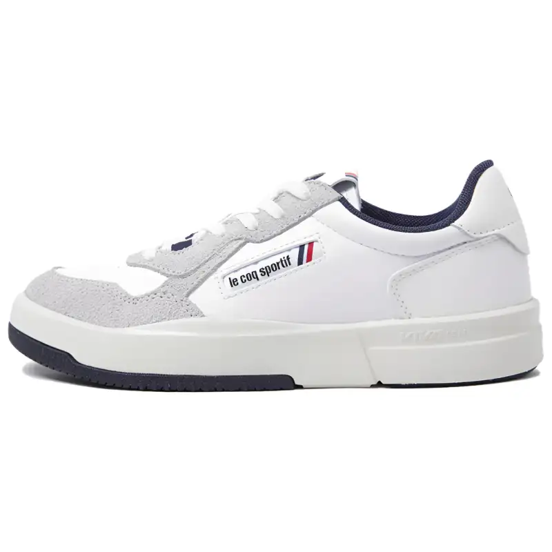 Le Coq Sportif Lightweight Skateboard Shoes Unisex White Gray