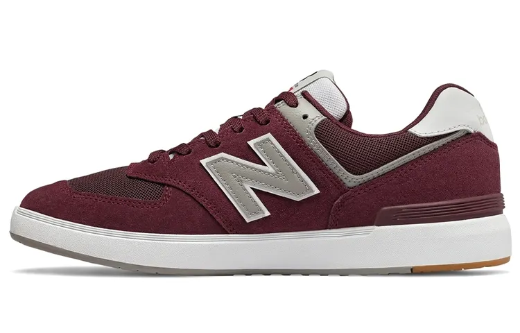 New Balance 574 Red Grey Gum