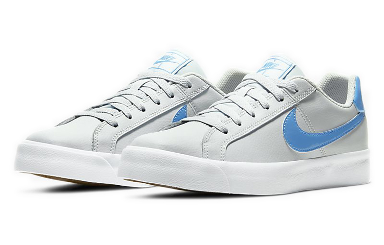 Женские кеды Nike Court Royale AC (серо-голубые) — фото 3