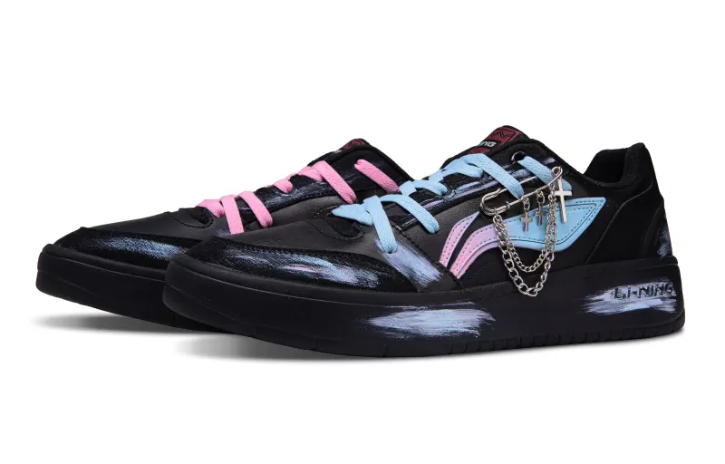 Li Ning Sycee V3 Slip Resistant Abrasion Resistant Slip Resistant Abrasion Resistant Low top Skateboard Shoes Men's
