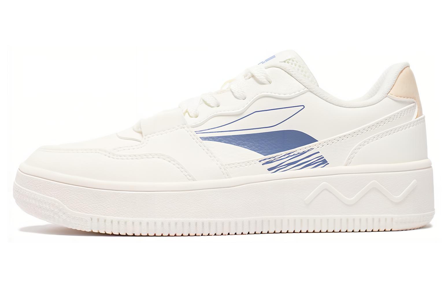 361° Flying Standard Slip Resistant Abrasion Resistant Low top Skateboard Shoes Women's White Blue