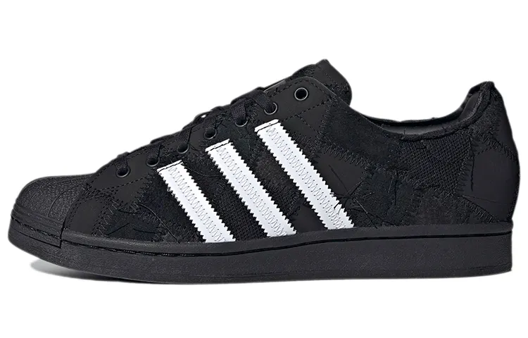 Superstar atmos x Recouture x Superstar Adidas Originals 'Patchwork - Black'
