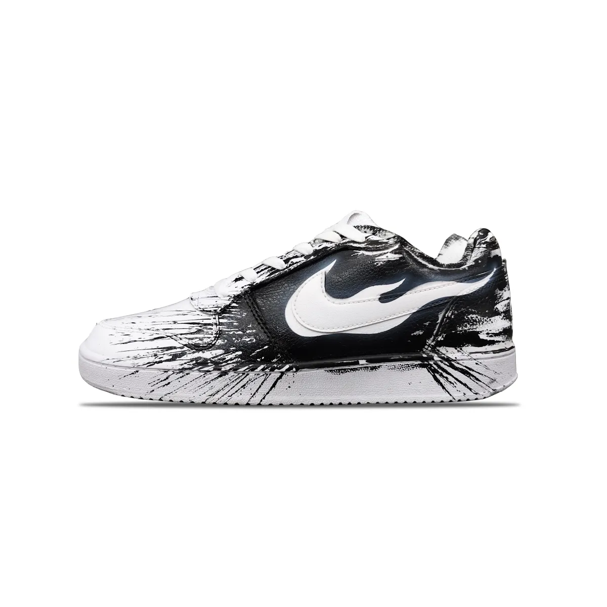 Nike EBERNON Tower Rabbit Leather Slip Resistant Abrasion Resistant Slip Resistant Abrasion Resistant Low top