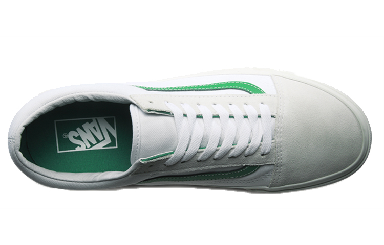 Кеды Vans Old Skool (зелено-белые) — фото 3