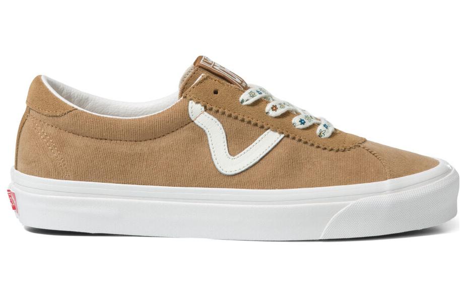 Кеды Vans Style 73 (коричневый / белый) — фото 2