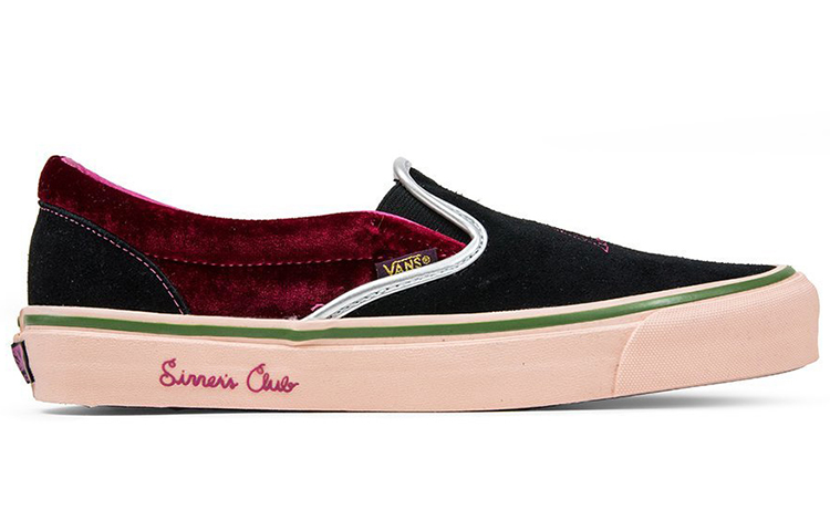 Слипоны Vans x Feature Vault OG LX (черные) — фото 2