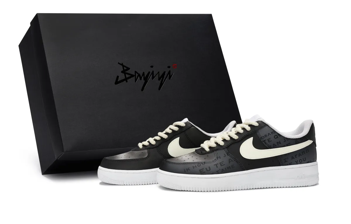 Nike Air Force 1 811 Manufacturing, Vintage Journal, Special Shoe Box Slip Resistant Slip Resistant Low top