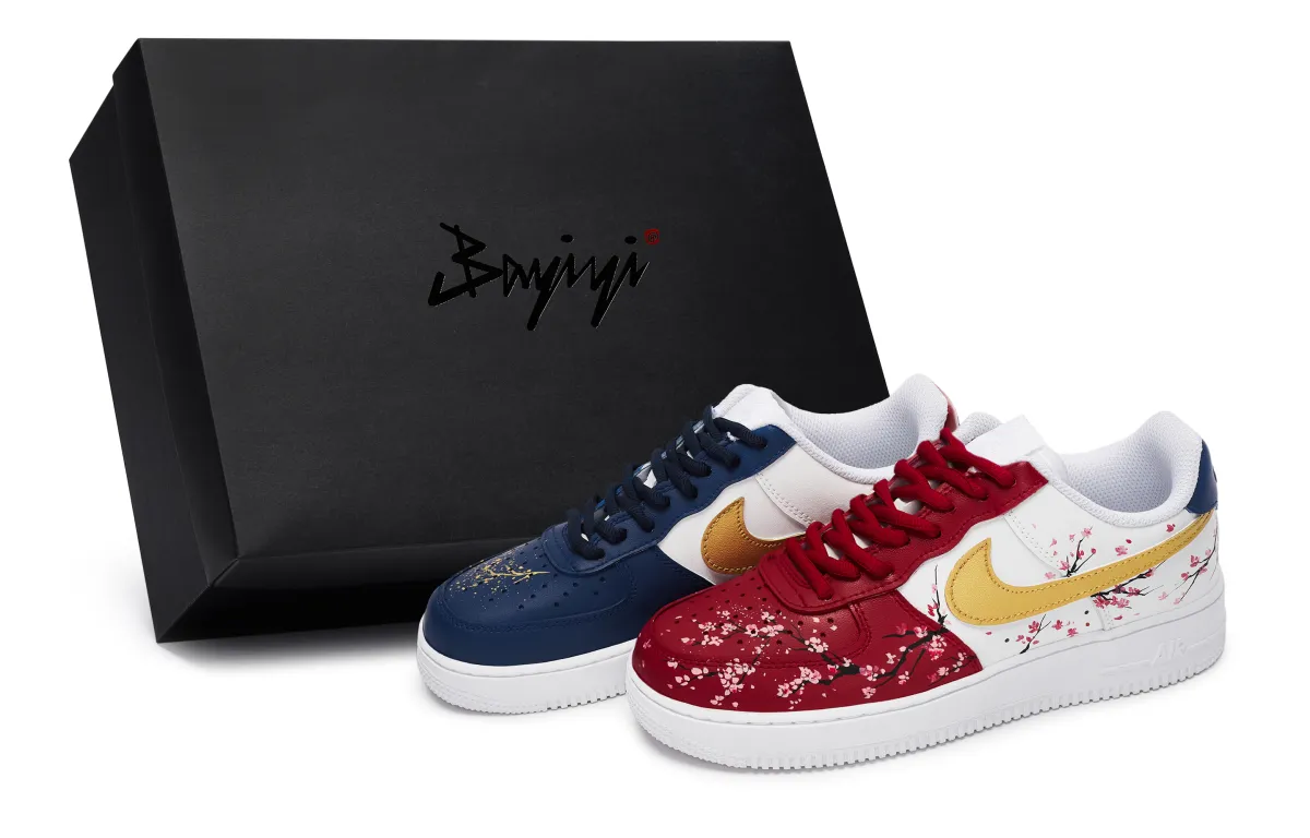 Nike Air Force 1 811 Manufacturing, Mei Ying Gilded, Special Shoe Box Abrasion Resistant Abrasion Resistant Low top