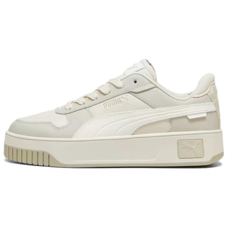 PUMA Carina Street Comfortable And Lightweight Low top Skateboard Shoes Women's Gray White