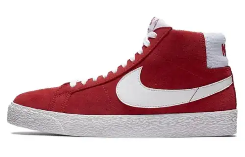 Nike Sb Blazer Mid Red Suede 2017